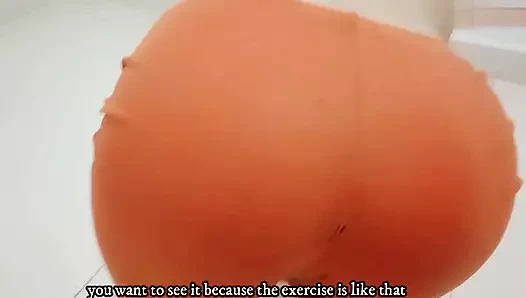 Latin genç kız üvey babasının evine geliyor ve yarağına biniyor - İspanyolca porno