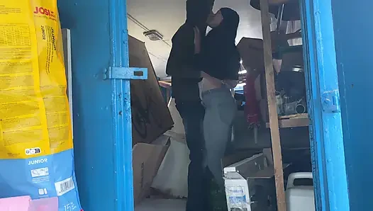 A warehouse worker fucked the manager hard right there on the boxes and put her in her place