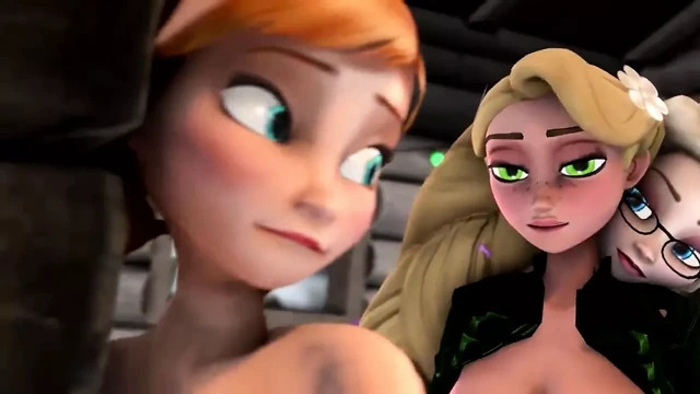 Futapunzel anna ve elsa ile çıldırıyor