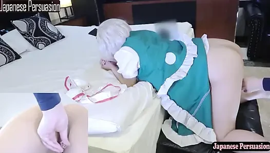 Cosplay Karşılaşması. Hemşire Tarzı Cosplayer, Karakterde Eğlenceli ve Samimi Bir Özel Oturum Paylaşıyor - Bölüm 1