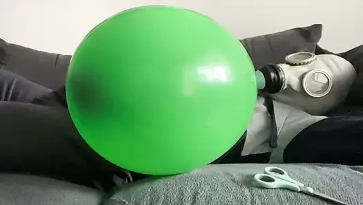 The N.V.A. MASK NO.2 - THE FLOW MINIMIZER - N.V.A LATEX MASK BREATHPLAY WITH BIG BALLON