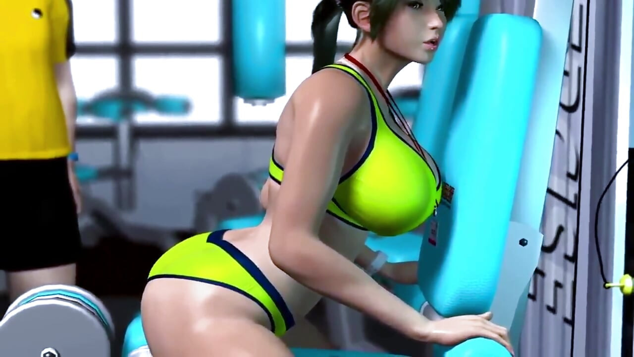 Büyük memeli jimnastikçi kız eğitmeni - hentai 3d 12