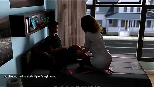 4. gün - bölüm 2 - Sophia onun için çalışan seksi bir hizmetçi aldı