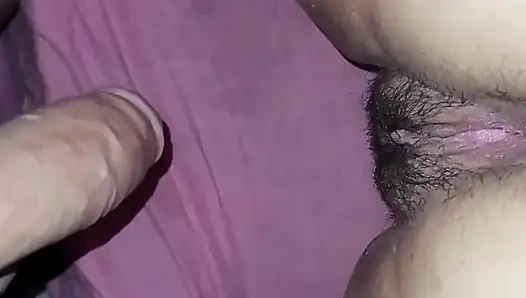 Eating your sister's delicious pussy while you wat