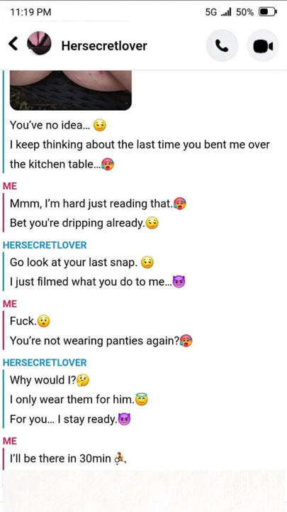He fucked me on Snapchat while my husband was away - raw and deep in my pussy! | Clip 2