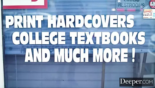 Daha derin. karla kush kitapçıları çok daha eğlenceli hale getiriyor