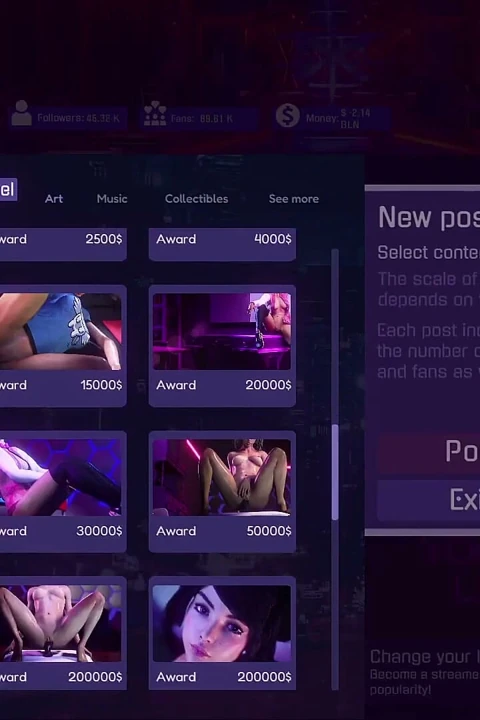 Onlyfap Simulator 4 Porn Game Play part 02 Sex Game, Nude Game