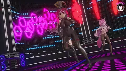 Suisei - deniz - koyori - seksi dans (3 boyutlu hentai)