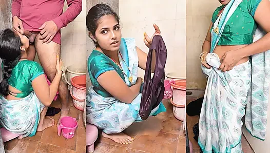 Yumuşak kıyafetleri yıkarken, kayınbiraderi arazideki suyu dökmüş ve nirma'yı arayıp temizletmişti.