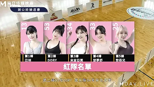 Mtvsq2-ep11 goddess spor festivali/11. kez/tüm ol! Ofis sandalyesi yarışı!