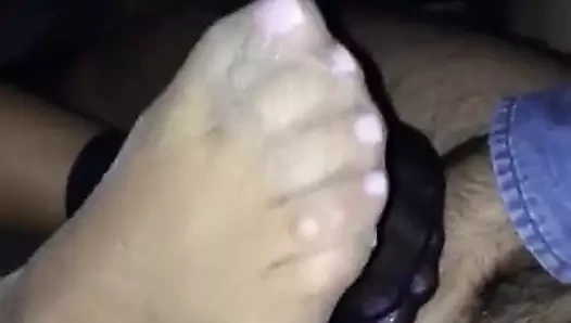 Ayakla mastürbasyon eski moglie