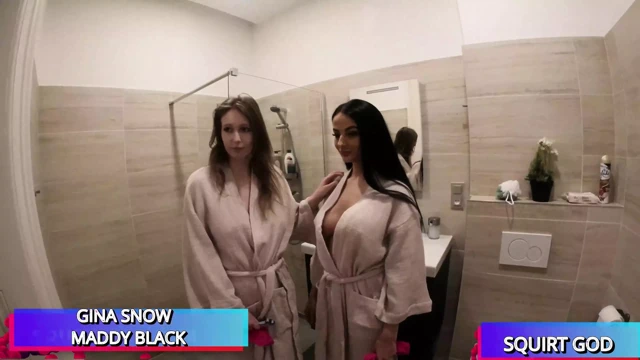 Gina Snow ve Maddy Black'in Matt ve Dean ile fışkırtmalı grup seks partisi!