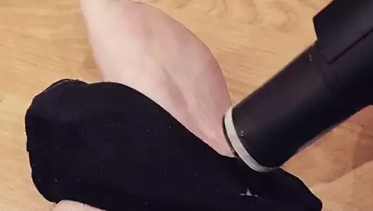 Vakumlu çorap ve ayaklar