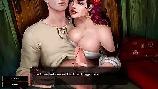 Ne efsane: çingene orta yaşlı seksi kadın büyük yaraklı bir adamı sağıyor ep 12