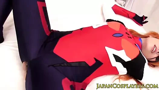 Japon cosplay redhead cocksucks önce seks