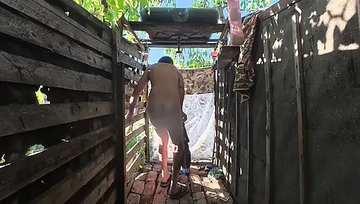 Açık Havada Duş Çifti