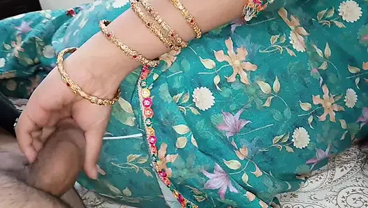 The stepson, fed up with his stepsister's noise, sneaks into his stepmother's room