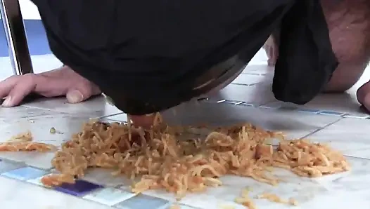 Zenci spagetti sipariş etti