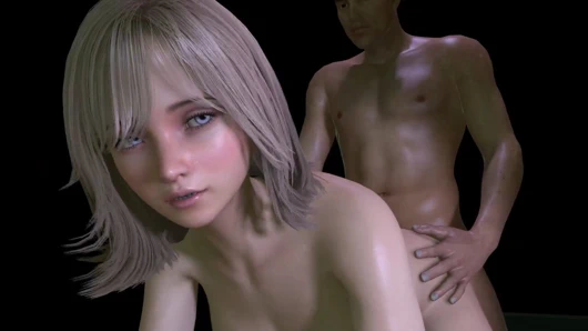 Sevimli bir yüze sahip seksi sarışın hatun onu arkadan alıyor : 3d porno