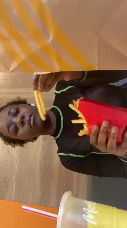 Public McDonald's Mukbang | Clip 2