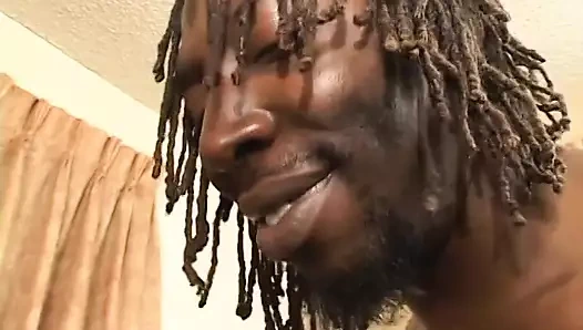 Siyah adam pound kadın içinde the kedi olarak o sürmek onun horoz