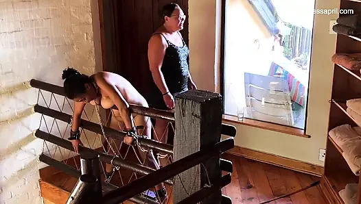Dominatrix sahibe April - sadece eğlence için ceza Rose 4