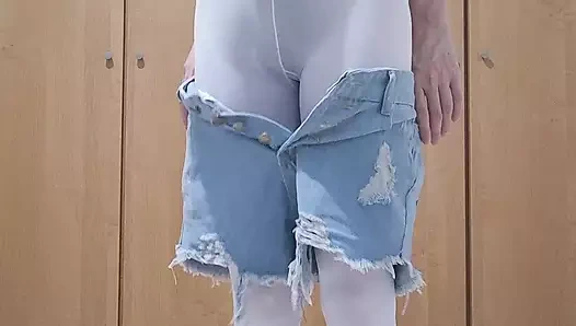 Sıska twink bale taytla eğleniyor