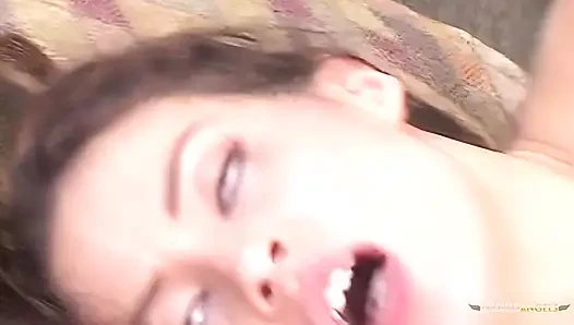 Jassie teases in thongs and then spreads herself for hard fucking