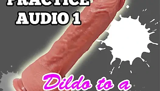 Kadın kılıklı gerçek bir adamın yarağıyla sesli dildo alıştırması yapıyor