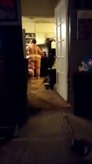 mutfakta büyük göt