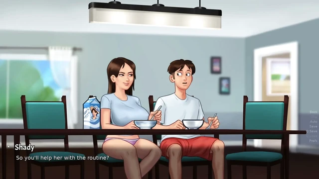 Üvey Kız Kardeşime Büyük Göğüslerine Dokunması İçin Para Verdim - Summertime Saga