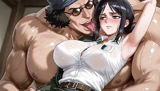 Kuzan (OP) x Pieck (AOT)