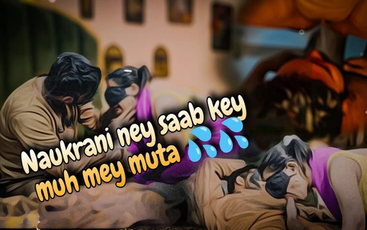 Azgın hizmetçi sikiliyor ve sahibinin yüzüne işiyor