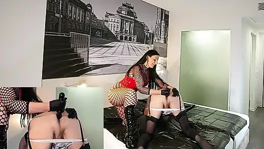 Uzun siyah yarak deliğini sikiyor