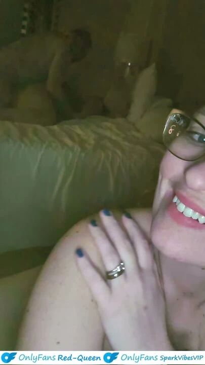 Gavat selfie - kocam Vegas'ta bulduğumuz bir kızla sikişirken gavat sandalyesinden manzaram