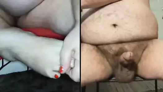 şişman mastürbasyon kapalı üzerinde web kamerası, amatör yakın çekim