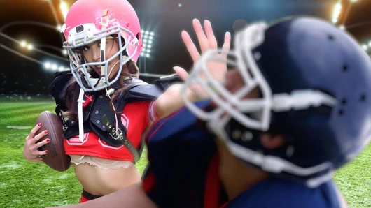 Büyük memeli minyon Asyalı futbolcu Alexia Anders erkek arkadaşıyla terliyor - exxxtra small