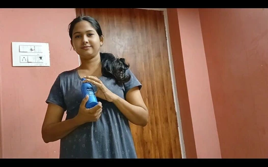 Sevimli Üvey Kız Kardeşim Tarafından Özel Masaj Ve Mastürbasyon