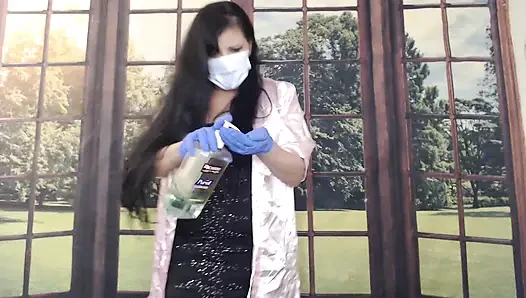 Sapık doktor prostatı kontrol ediyor