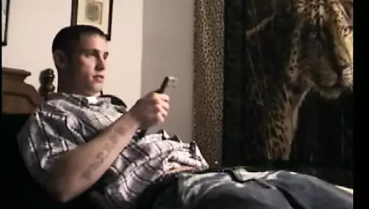 Düz oğlan marshall gets bir handjob