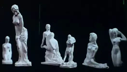 Muhteşem babes tamamen çıplak poz (1960'larda vintage)