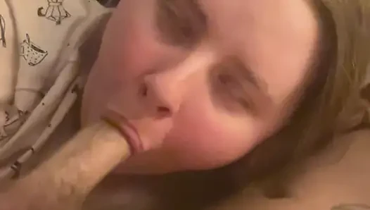 she gets facial