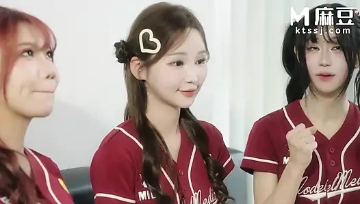 Modelmedia asia - Güney Koreli ponpon kızların özel grup seks partileri