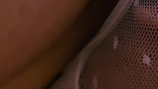 Underskirt CUM Hard Inside Her Panties On Crowded Train. Stranger's Dirty Fantasy