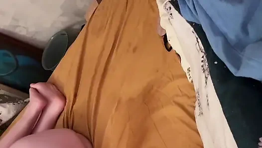 Amcık yalamak için el kamerası versiyonunun birdseye görünümü