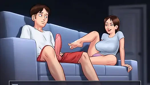 Yaz mevsimi efsanesi: yaşlı Roz'un sikini siktim