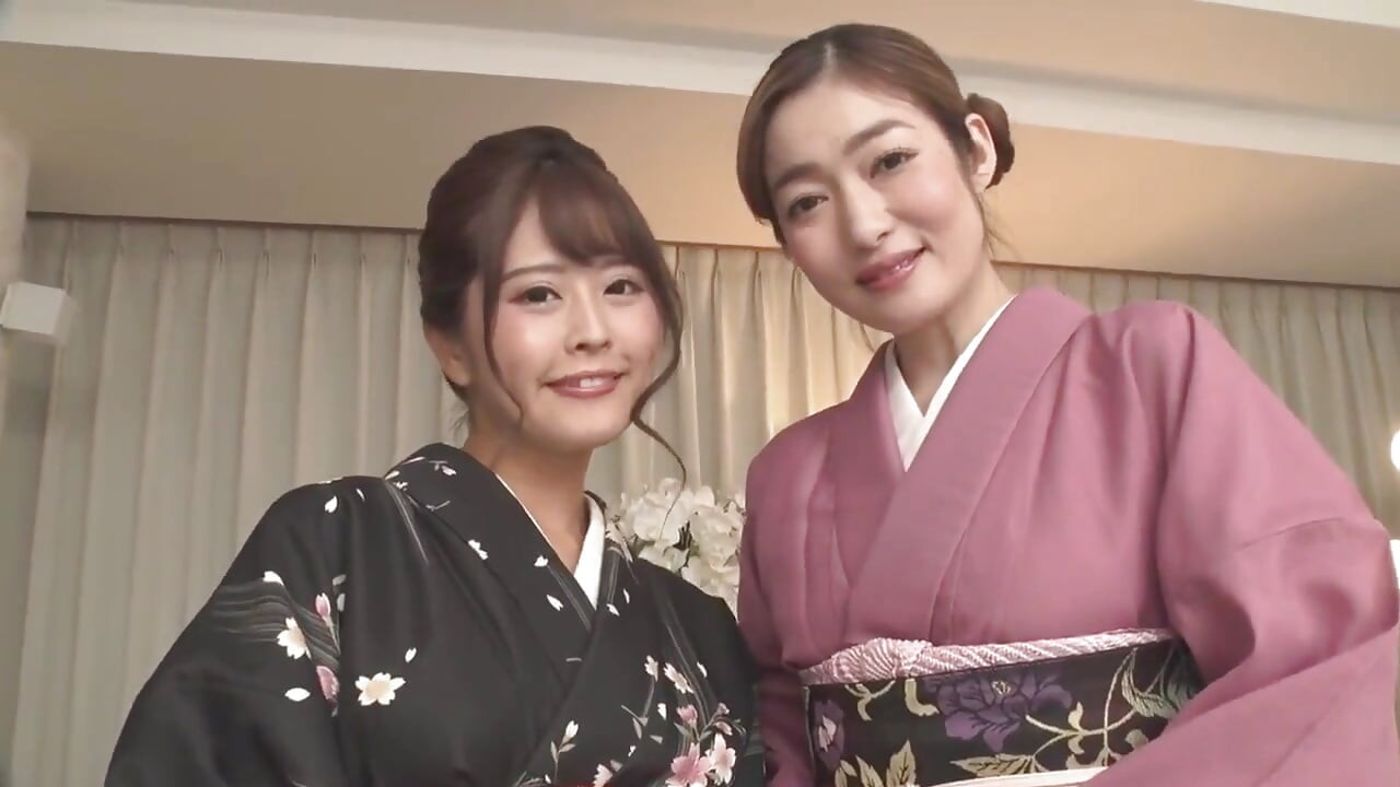 Kimono Rion Ve Ryu Enami'de Büyüleyen Sınıf Arkadaşlarıyla Ters 3p Harem Buluşması