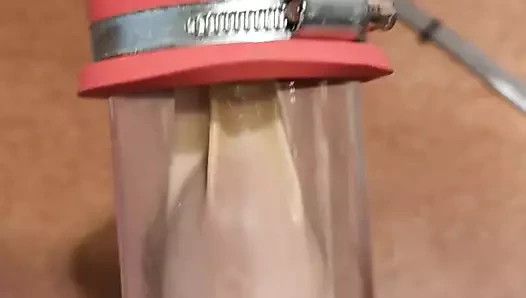 Schwanz entleeren mit meiner Melkmaschine