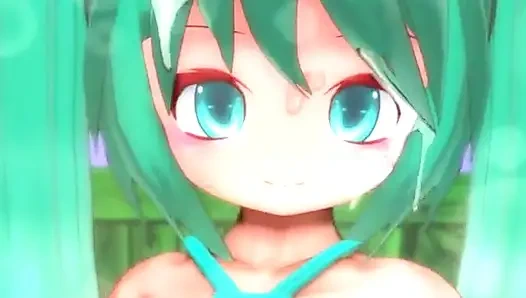 Büyük memeli sevimli miku seks