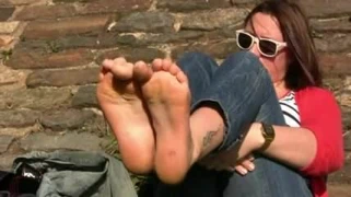 Seksi ayak fetişi tabanları